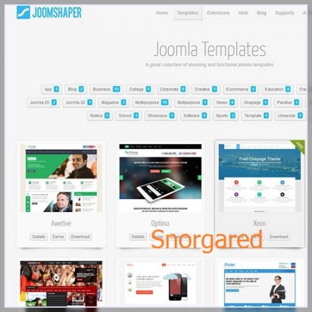 JoomShaper templates for Joomla 1.5/ 2.5 /3.3