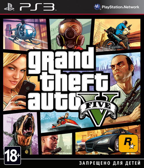 Grand Theft Auto 5 (v.1.14 + DLC) (2013/EUR/RUS/PS3)
