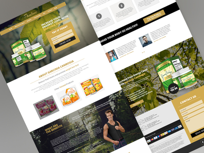 Produce Template - Product Landing Page PSD Template