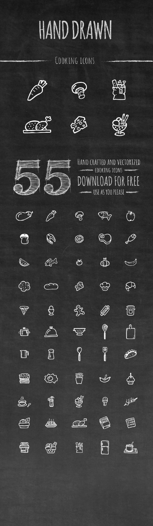 55 Cooking Icon set