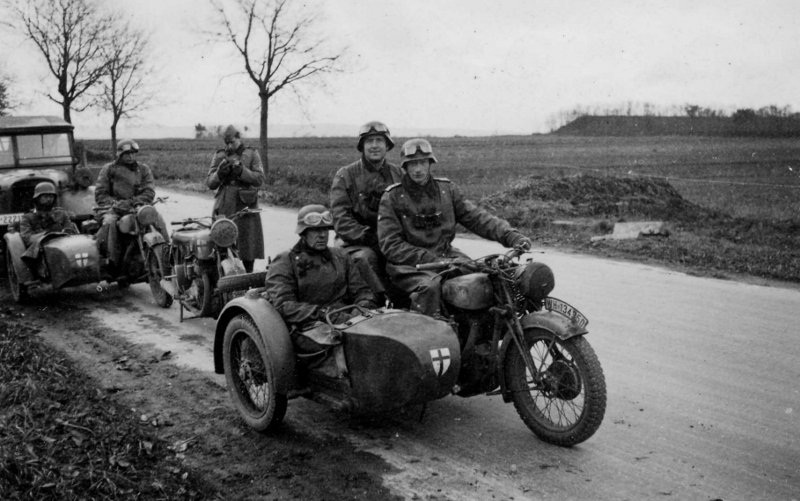 мотоциклы второй мировой войны 
