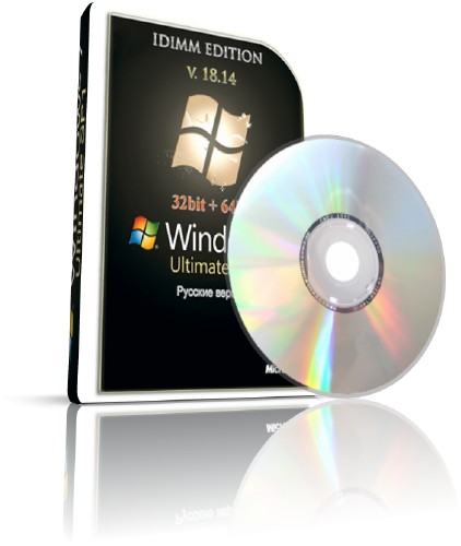 Windows Seven Ultimate SP1 IDimm Edition (x86  x64) ver.18.14 (2014, RU)