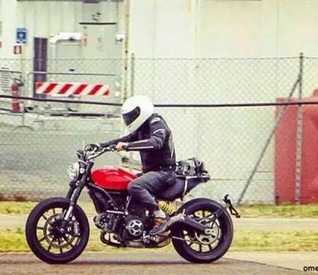 Очередное шпионское фото Ducati Scrambler