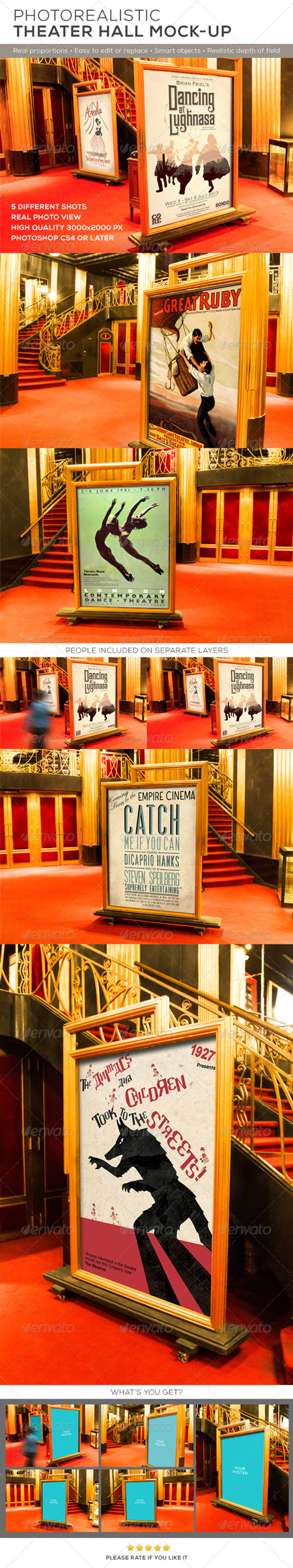 Theater Hall Poster Mock-up 8504942