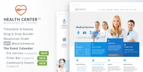 Nulled Health Medical Center - Themeforest Responsive Theme