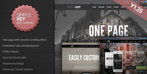 Nulled SimpleKey - One Page Portfolio WordPress Theme