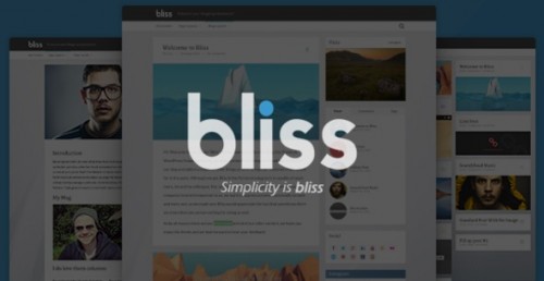 Bliss v.2.62 - Personal Minimalist Wordpress Blog Theme