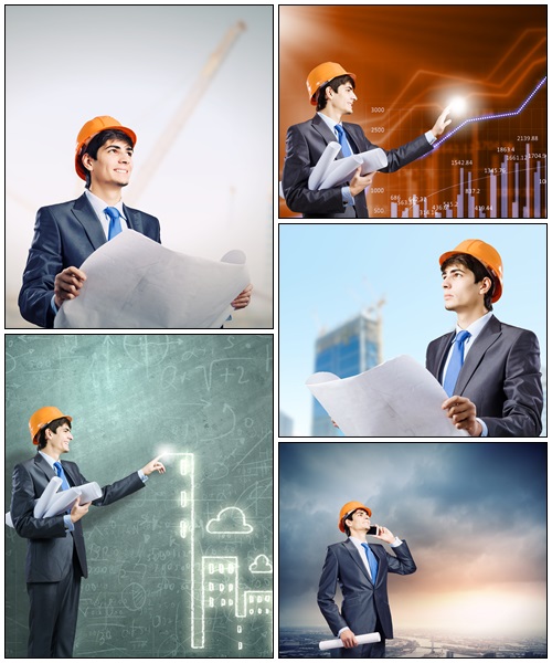 Man engineer - Stock Photo