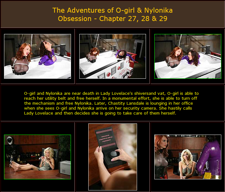 [BondageCafe.com] The Adventures of O-girl & Nylonika. Obsession - Chapter 27, 28 & 29 (E0 [2014 ., Bondage, Fetish, Superheroine, Fantasy]