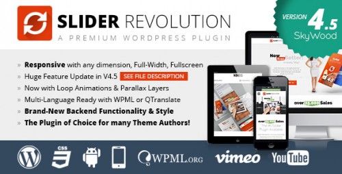 Download Nulled Slider Revolution v4.6 - Responsive WordPress Plugin