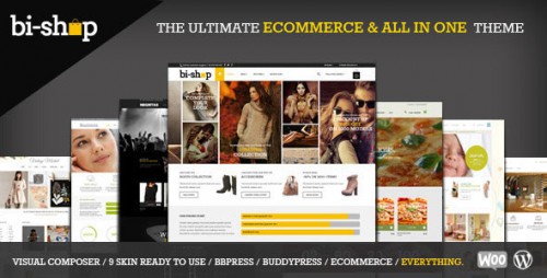 Download Nulled Bi-Shop v1.2.2 - All In One Ecommerce & Corporate theme