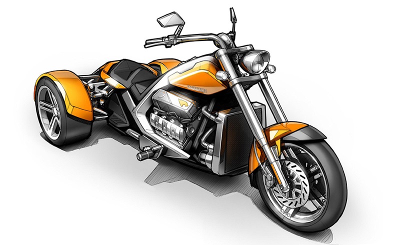 Компания Sabertooth Motorcycles представила концепции трайков WildCat E и WildCat M