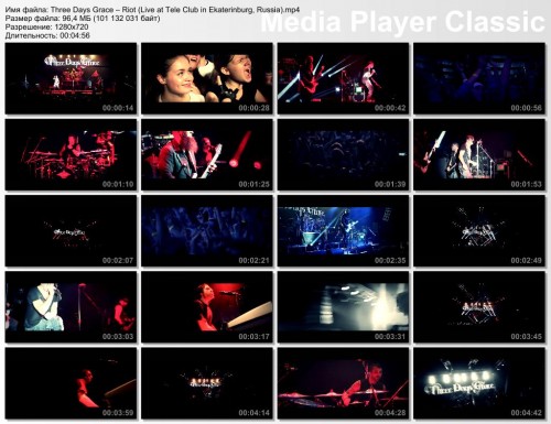Three Days Grace – Live at Tele Club (2014)