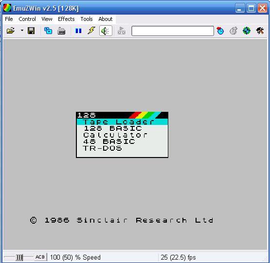 Эмулятор для ZX-Spectrum