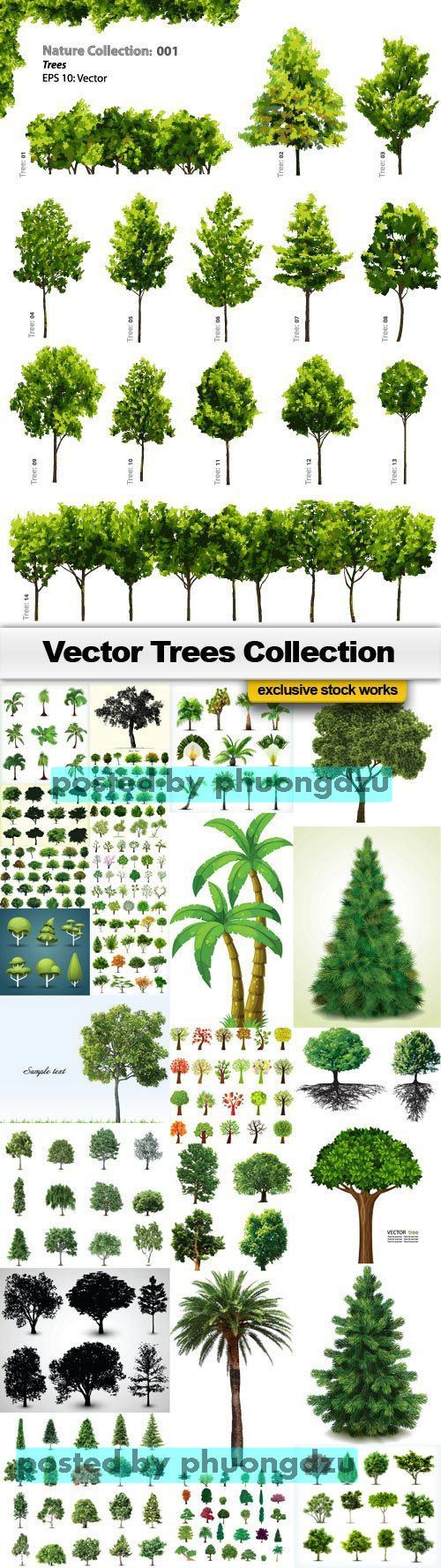 Vector Trees Collection set 1