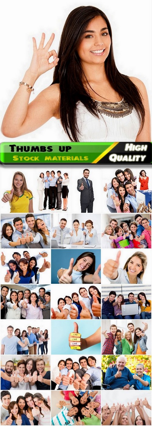 People showing thumbs up Stock images - 25 HQ Jpg