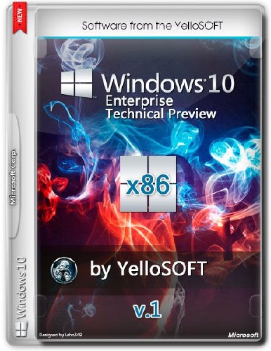 Windows 10 Enterprise Technical Preview v.1 by YelloSOFT (x86/2014/RUS/ENG)