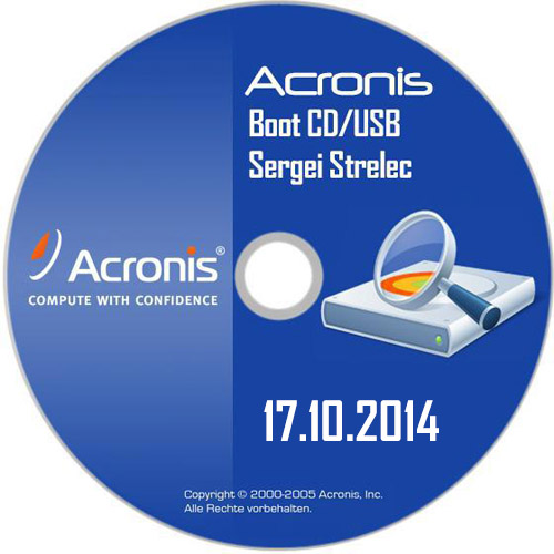 Acronis Boot CD/USB Sergei Strelec 17.10.2014 (x64/RUS)