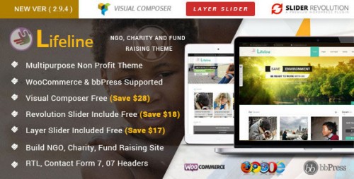 Nulled Lifeline - NGO Charity Fund Raising WordPress Theme file