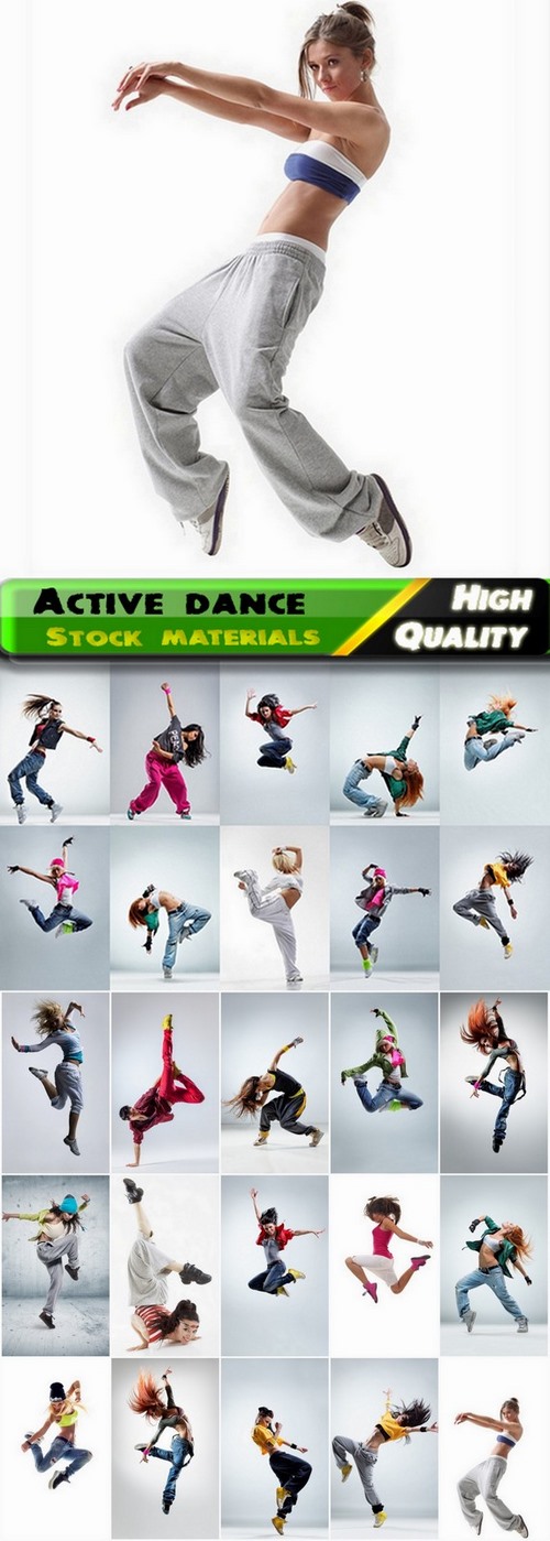 Young people in the active dance - 25 HQ Jpg