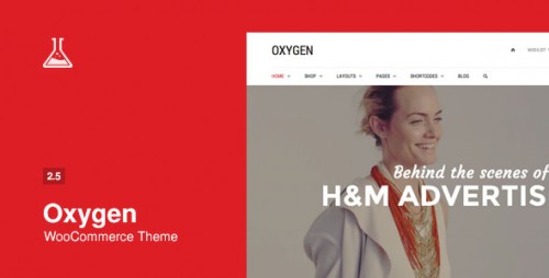 nulled Oxygen v2.5 - WooCommerce WordPress Theme product graphic