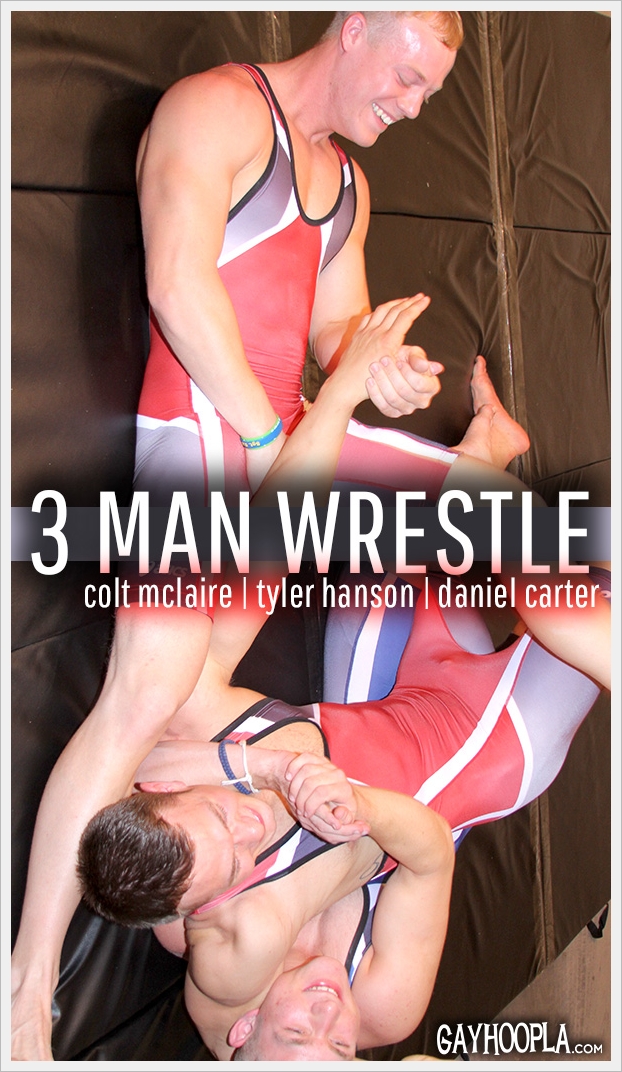 Gay Hoopla  Colt Mclaire, Tyler Hanson and Daniel Carter 