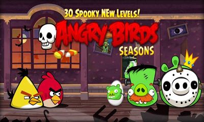 Screenshots of the game Angry Birds Seasons Haunted Hogs! on Android phone, tablet.