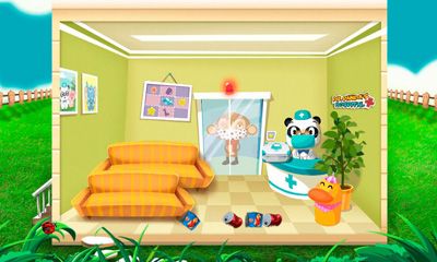 Captures d'écran du jeu Dr Panda's Hospital on Android phone, tablet.