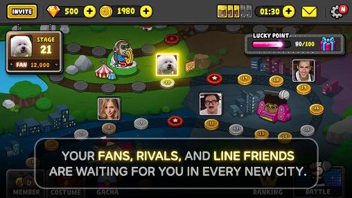 Capturas de tela do jogo de Linha de fase no telefone Android, tablet.