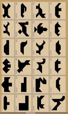 Screenshots of the game Tangram Master on Android phone, tablet.