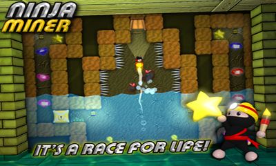 Screenshots of the game Ninja Miner for Android phone, tablet.