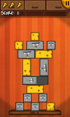 Screenshots of the game Cheese Tower for Android phone, tablet.