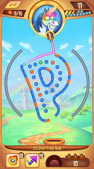 Screenshots of the game Peggle blast on your Android phone, tablet.