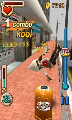 Captures d'écran du jeu Crazy Chase sur Android, une tablette.