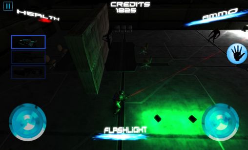 Captures d'écran du jeu Dark project sur Android, une tablette.