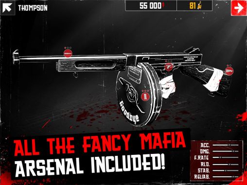 Screenshots of the game Overkill: Mafia on Android phone, tablet.