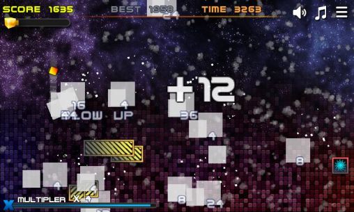 Capturas de tela do jogo Voando cubo em seu telefone Android, tablet.