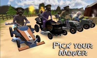 Screenshots of the game Lawn Mower Madness on Android phone, tablet.