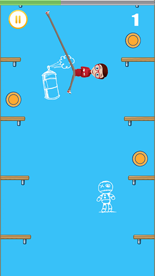 Capturas de tela do jogo Fatal escada em seu telefone Android, tablet.