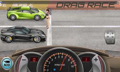 Screenshots of the game Drag Racing for Android phone, tablet.