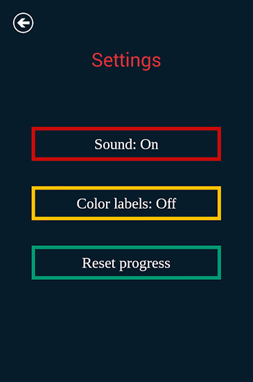 Screenshots of the game Color lines on your Android phone, tablet.