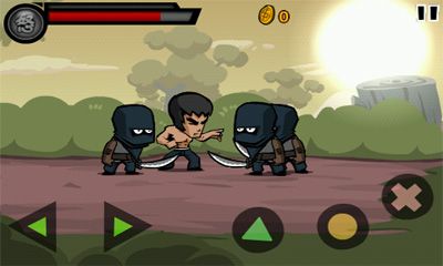 Screenshots of the game KungFu Warrior on Android phone, tablet.