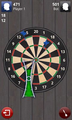 Screenshots of the game Darts 3D for Android phone, tablet.