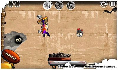 Captures d'écran du jeu Hopping Herbert sur Android, une tablette.