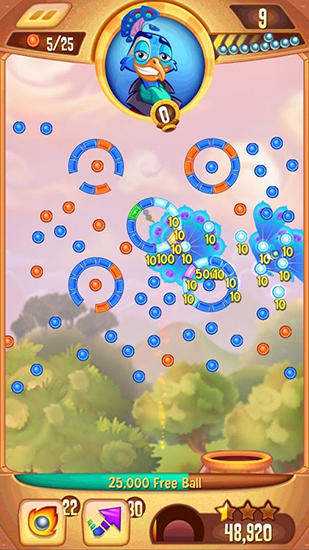 Screenshots of the game Peggle blast on your Android phone, tablet.
