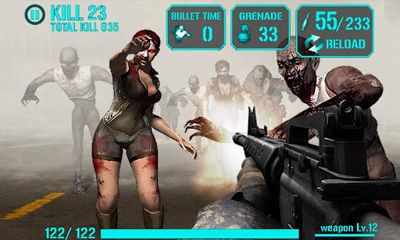 Screenshots of the game Igun Zombie for Android phone, tablet.