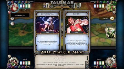 Screenshots games Talisman: Digital edition for Android phone, tablet.