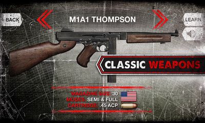 Screenshots of the game Weaphones WW2 Firearms Sim Android phone, tablet.