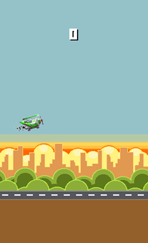 Screenshots of the game Falling plane on Android phone, tablet.
