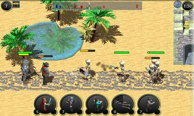 Captures d'écran du jeu Invasion de morts-vivants sur Android, une tablette.